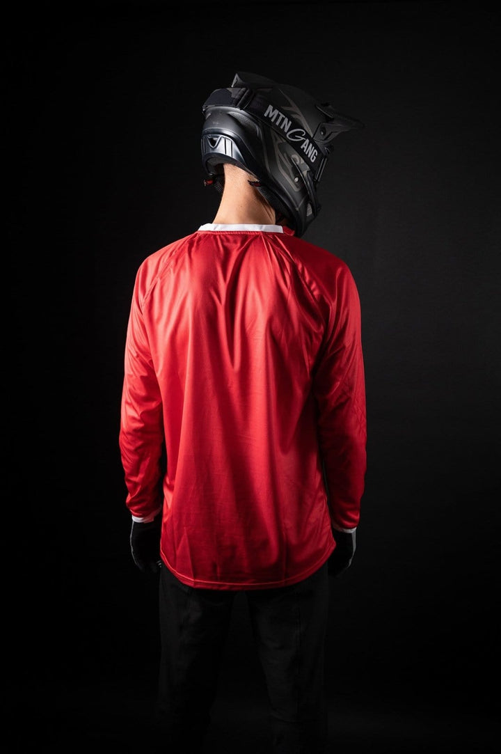 Red Velvet MTB Jersey langarm - The Motion Brand Trikot Bike Trikot Langarmshirt Langarmjersey Bike Jersey