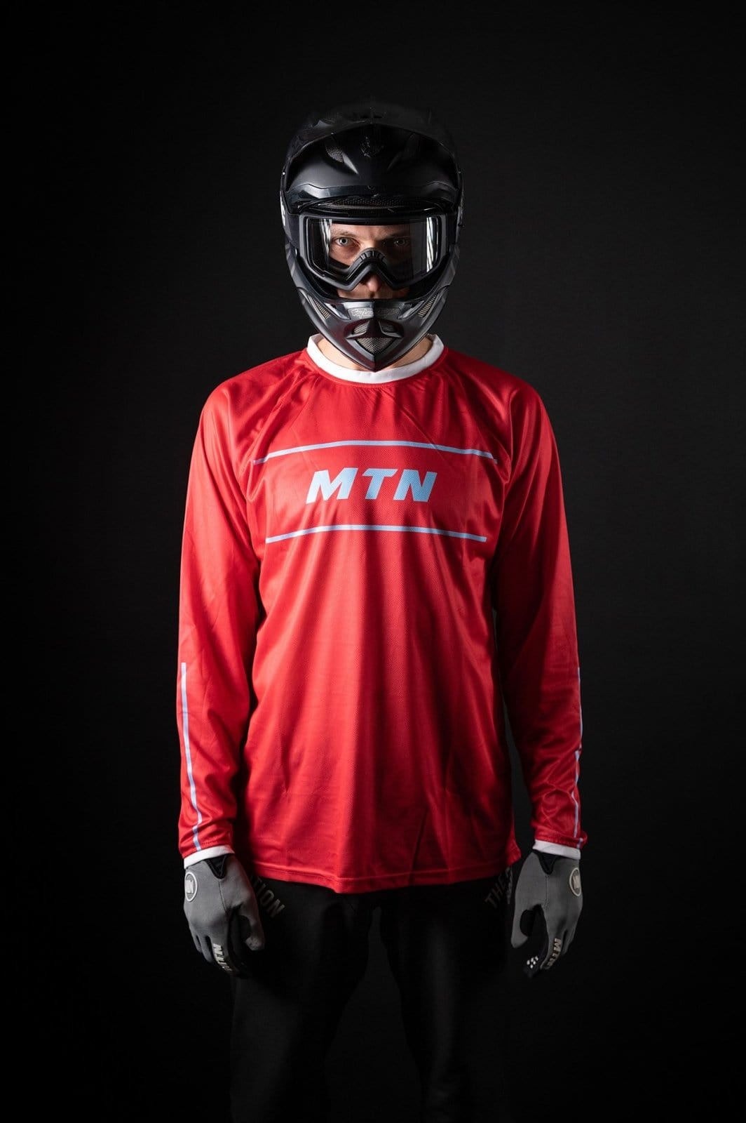 Red Velvet MTB Jersey langarm - The Motion Brand Trikot Bike Trikot Langarmshirt Langarmjersey Bike Jersey Lukas Knopf Merch Lukas Knopf Merchandise Life's Short Stunt It