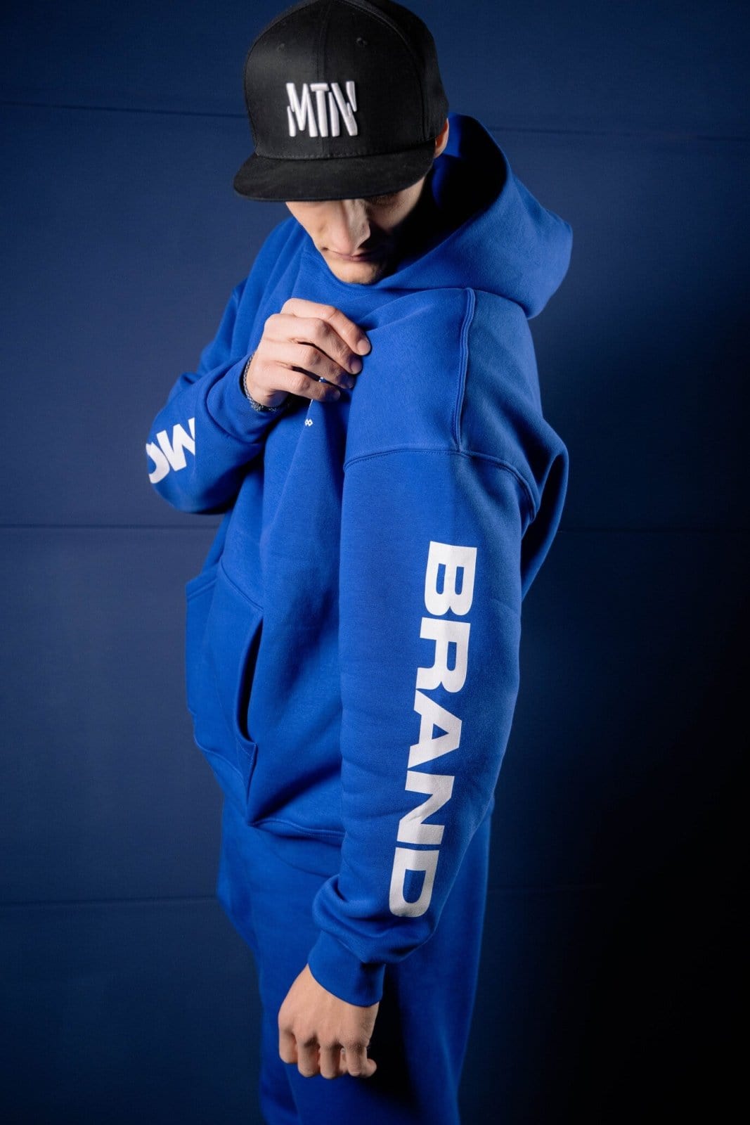 Royal Blue Worldwide Hoodie - The Motion Brand