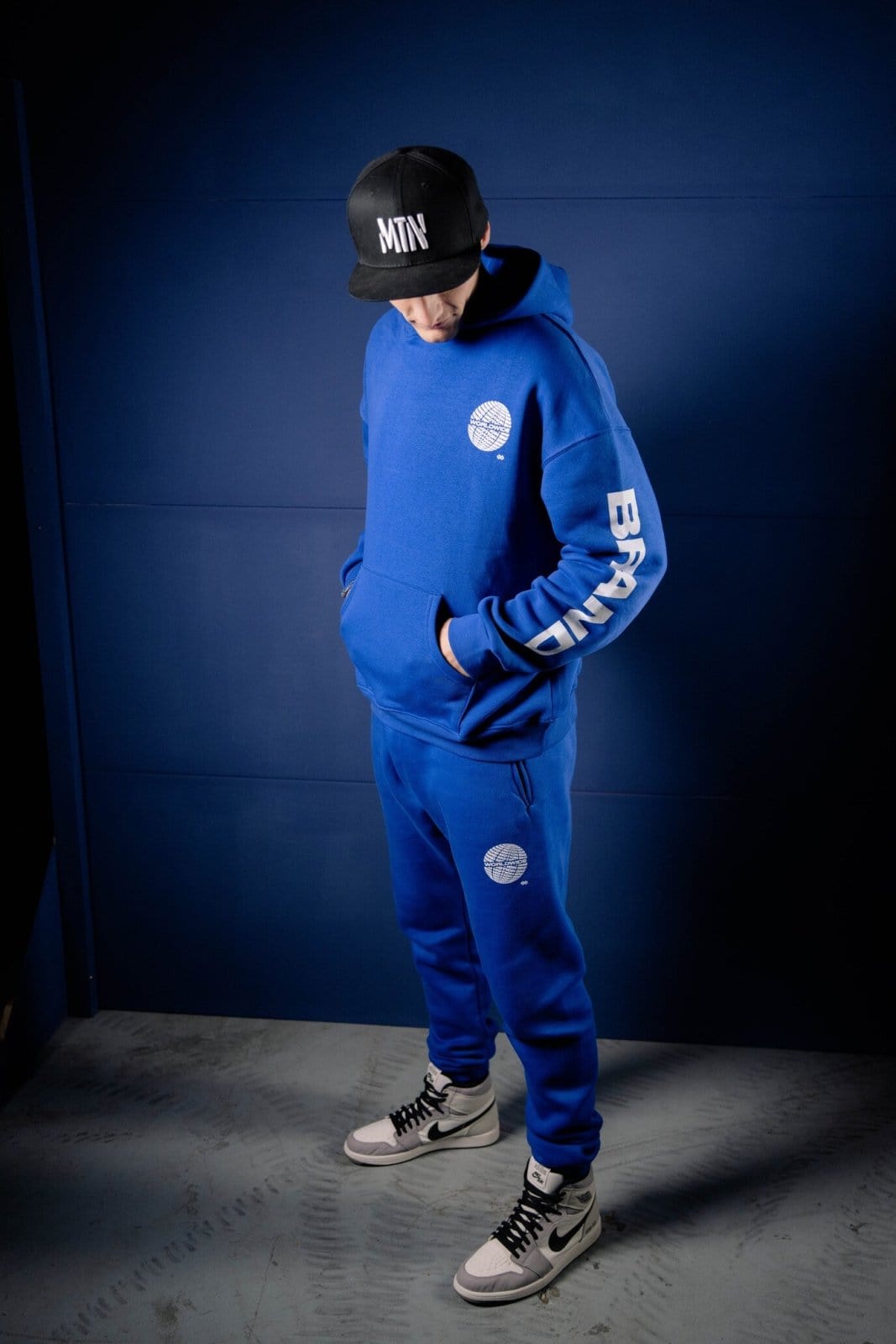 Royal Blue Worldwide Hoodie - The Motion Brand