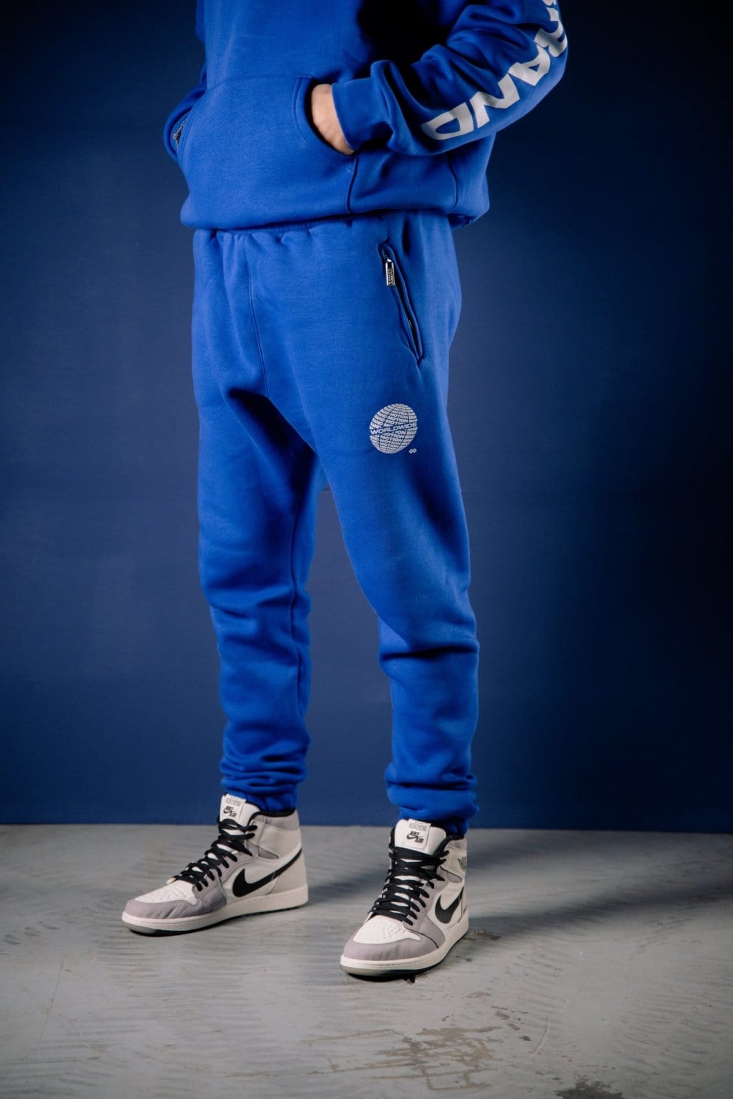 Royal Blue Worldwide Jogging Pants - The Motion Brand
