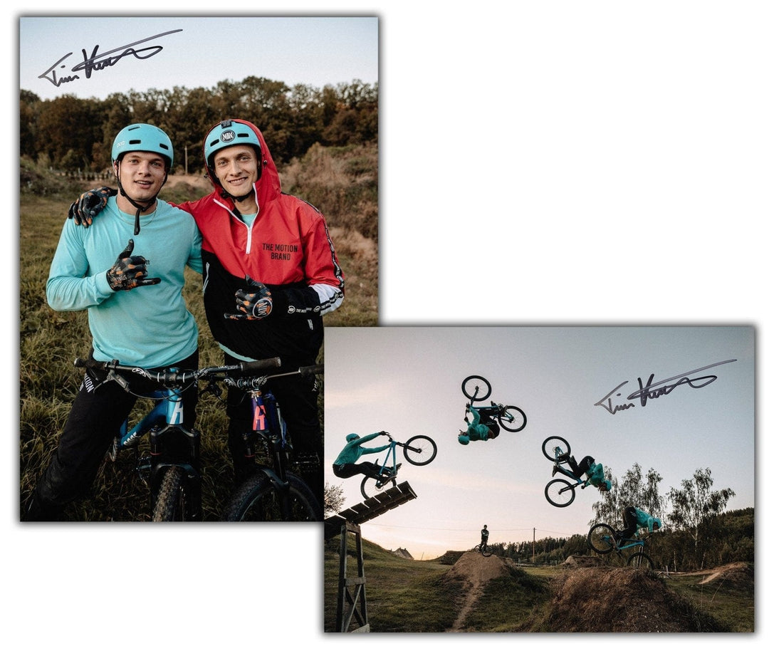 Tim Knopf Poster-Set (Handsigniert, A3) - The Motion Brand Mountainbike Poster Tim Knopf Merchandise Merch Bike Poster
