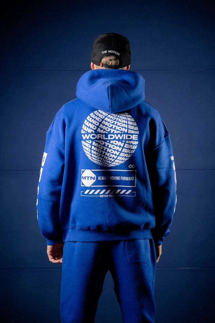 Trick-Buch & Royal Blue Worldwide Hoodie Bundle - The Motion BrandLukas Knopf's HOW TO STUNT IT Buch Skatepark - The Motion Brand Skatepark Buch Mtb buch bmx buch bike buch ostern buch lukas knopf buch