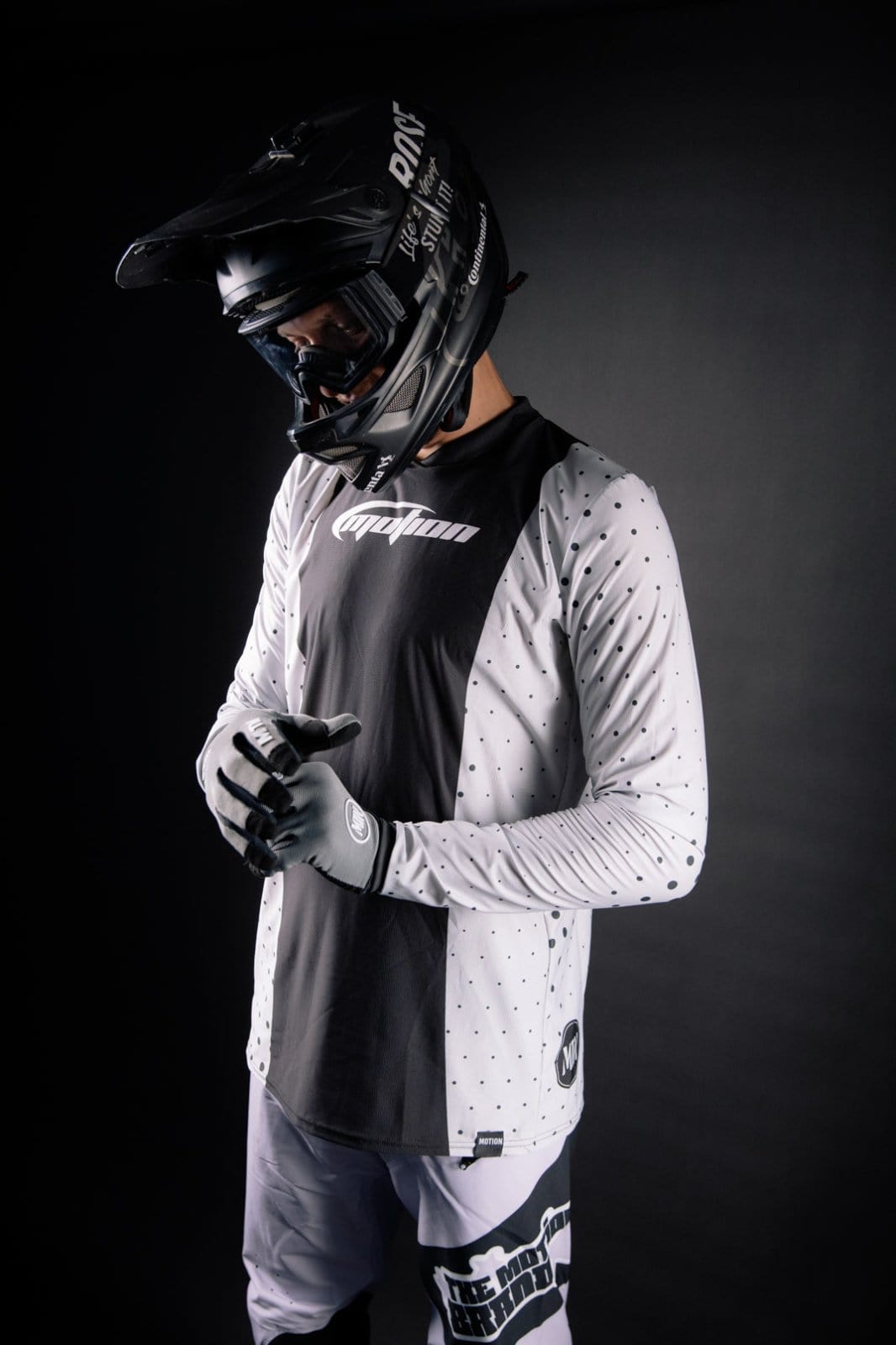 White MTB Jersey - The Motion Brand