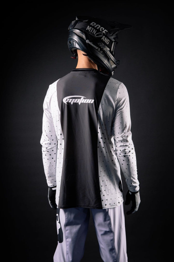 White MTB Jersey - The Motion Brand