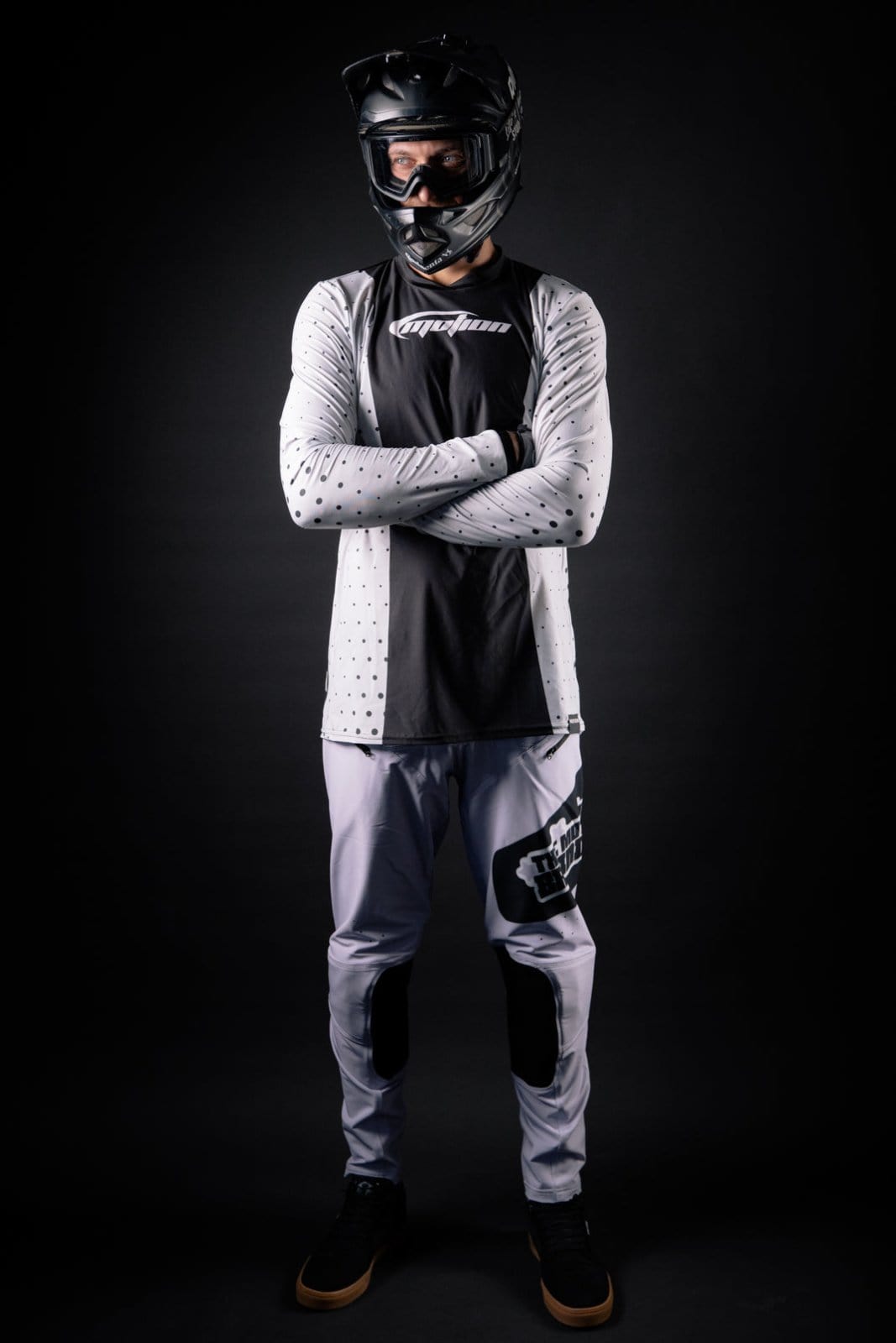 White MTB Jersey - The Motion Brand