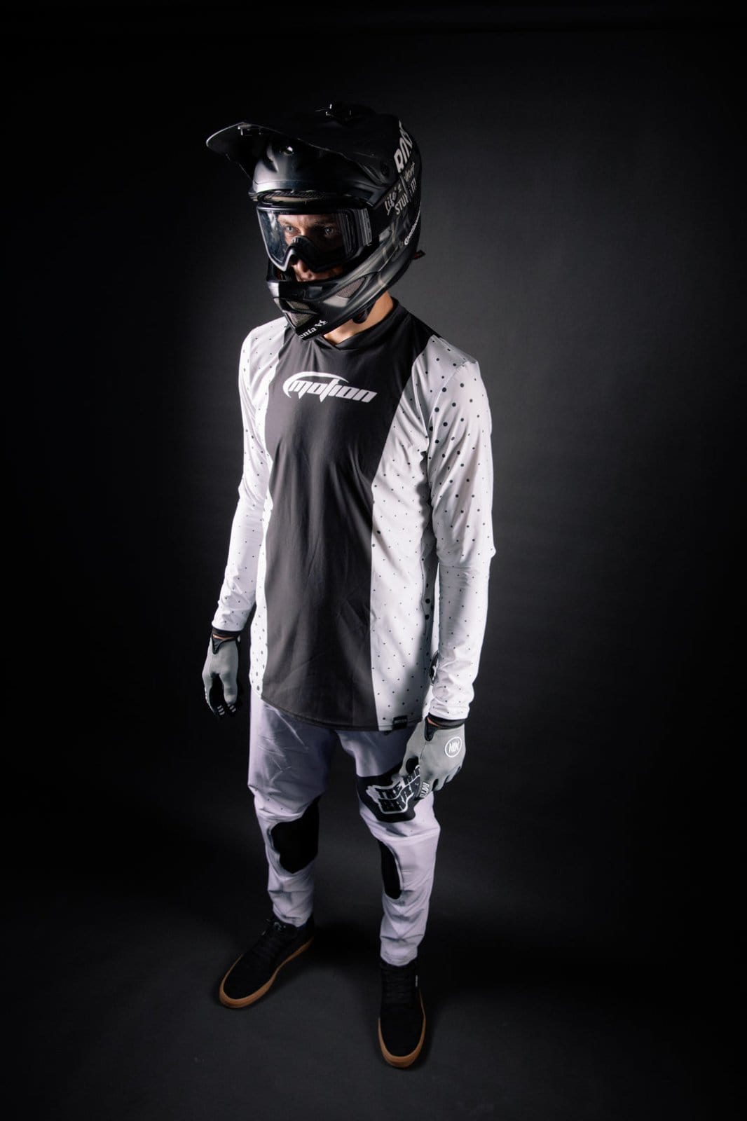 White MTB Jersey - The Motion Brand