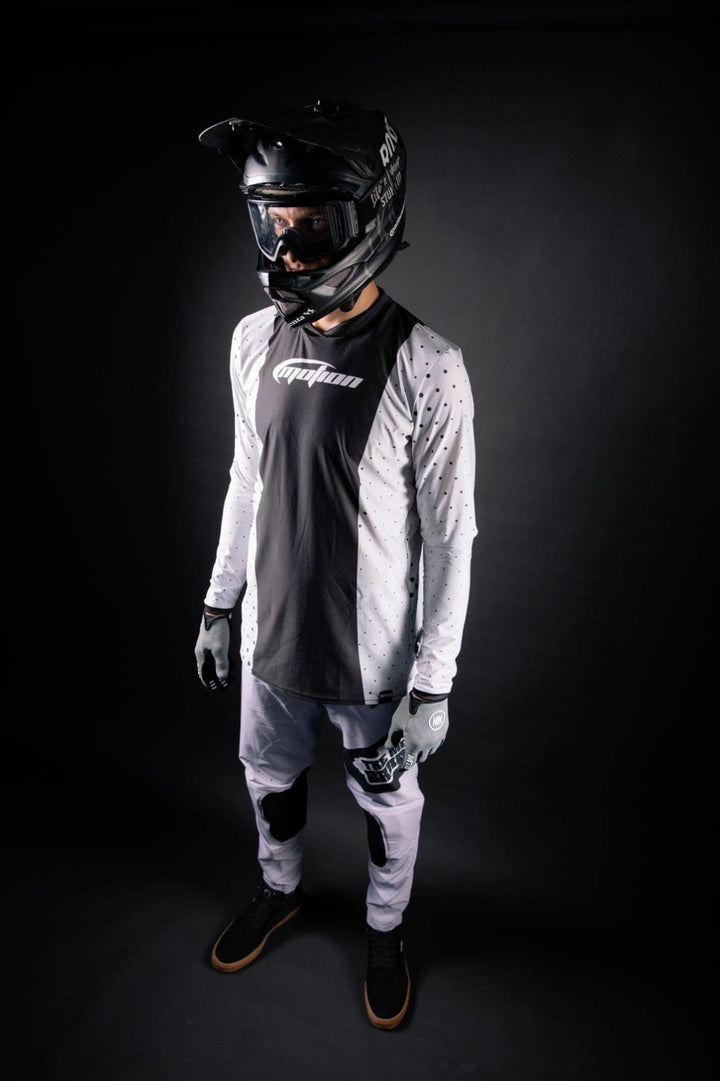 White MTB Jersey - The Motion Brand
