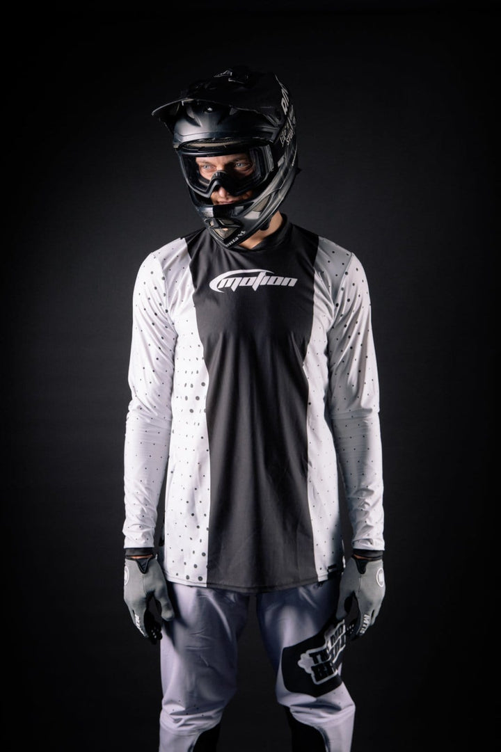 White MTB Jersey - The Motion Brand