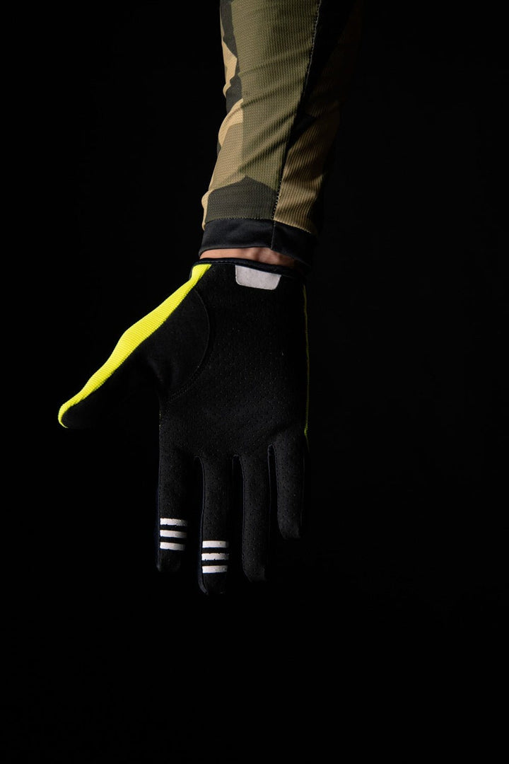 Yellow MTB Handschuhe MTN - The Motion Brand Gelbe Fahrradhandschuhe Fahrradhandschuhe mit Handyfunktion Handschuhe Display bedienbar Fahrradhandschuhe smartphone smartphone handschuhe mtb handschuhe mtb glove mountainbike handschuhe gelb